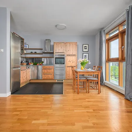 Apartman Metropoint At Slominskiego Street Varsó